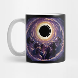 Art Solar Eclipse 2024 Totality April 8 Men Mug